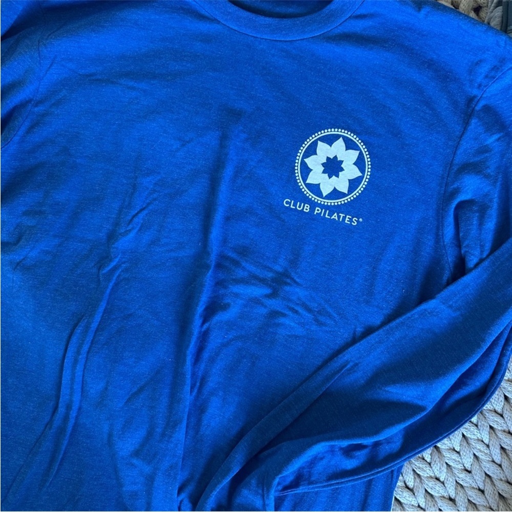 Club Pilates Blue Long Sleeve Tee